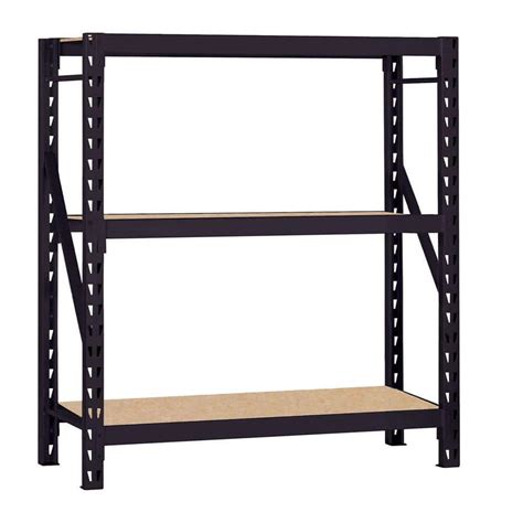 black metal shelving home depot